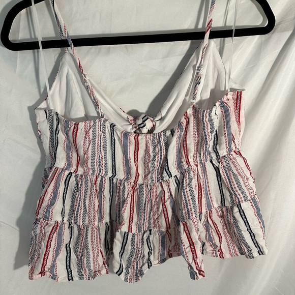 Adorable red white and blue top from Francesca’s M spaghetti straps - Picture 3 of 3